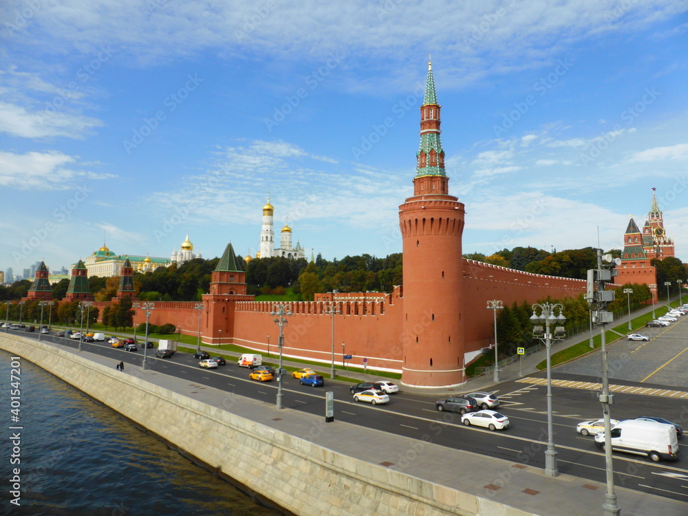 Beklemishevskaya tower of the Moscow Kremlin 
