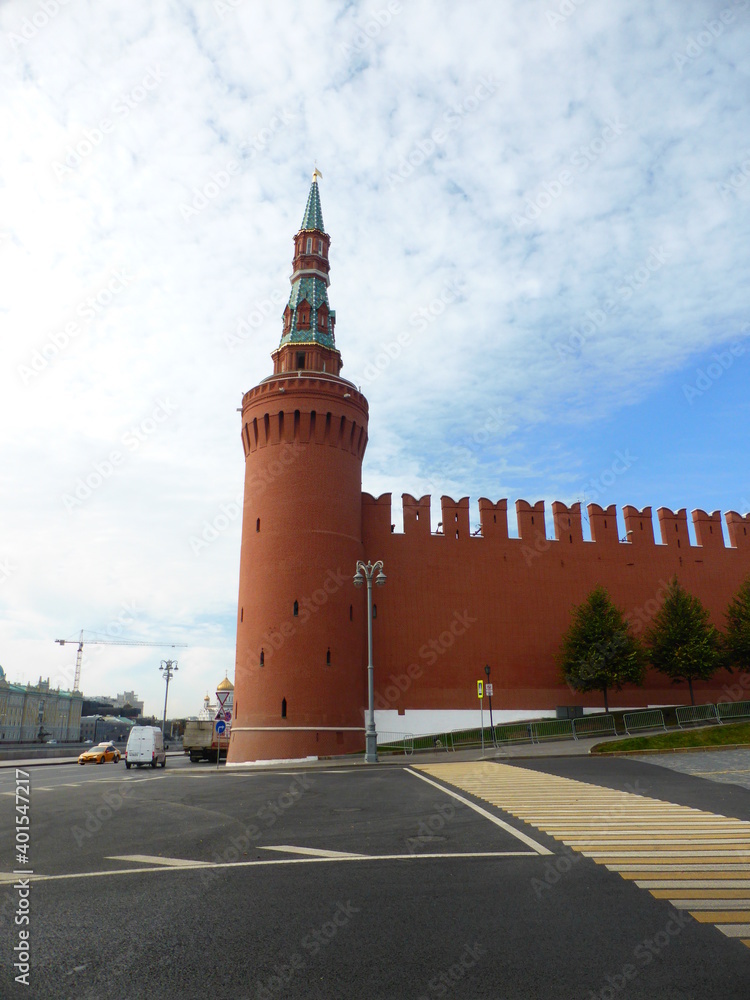 Obraz premium Beklemishevskaya tower of the Moscow Kremlin 