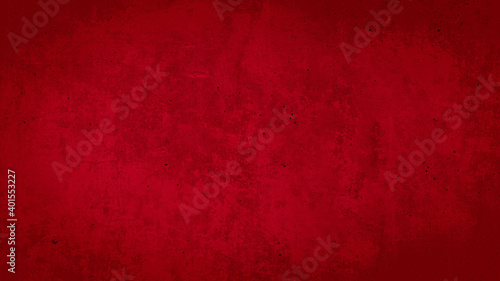Red stone concrete paper texture background with dark vignette