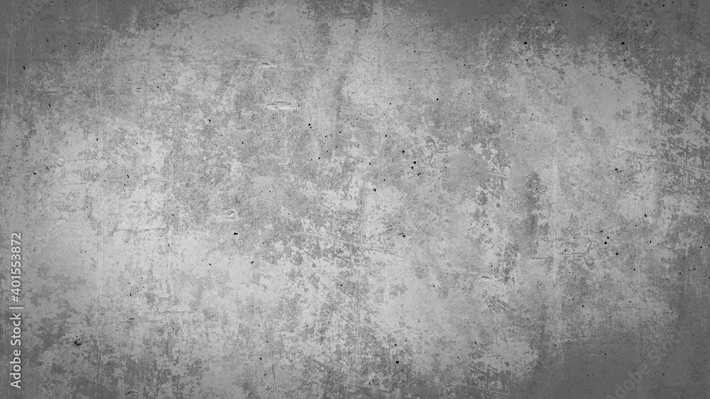 Obraz premium Grey gray white stone concrete texture background with dark vignette