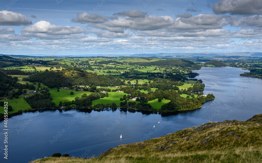 Panorama of Ulswater in the Lake District 6215