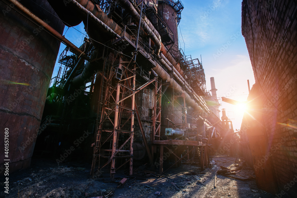 Blast furnace equipment of the metallurgical plant Blast furnace equipment of the metallurgical plant