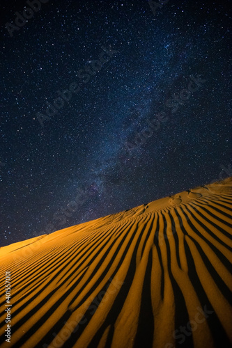 The desert above Clouds photo