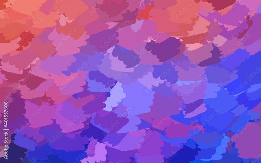 Light Blue, Red vector backdrop with memphis shapes. Light Blue, Red vector backdrop with memphis shapes.