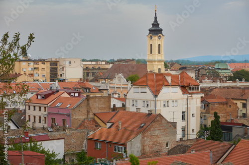 Rooftop view of Zemun in Serbia