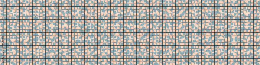 Fototapeta premium Abstract Geometric Pattern generative computational art illustration