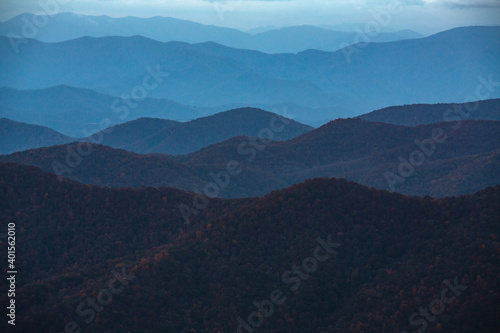 Blue Ridge Parkway Mountain Layers