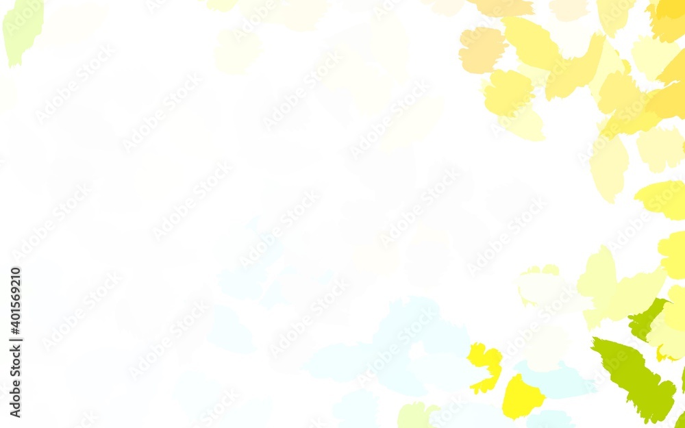 Light Blue, Yellow vector texture with abstract forms. Light Blue, Yellow vector texture with abstract forms.