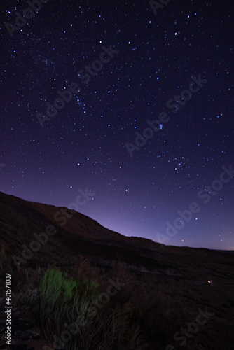 Milky Way as seen above Teide National Park at Tenerife  canary islands  Spain