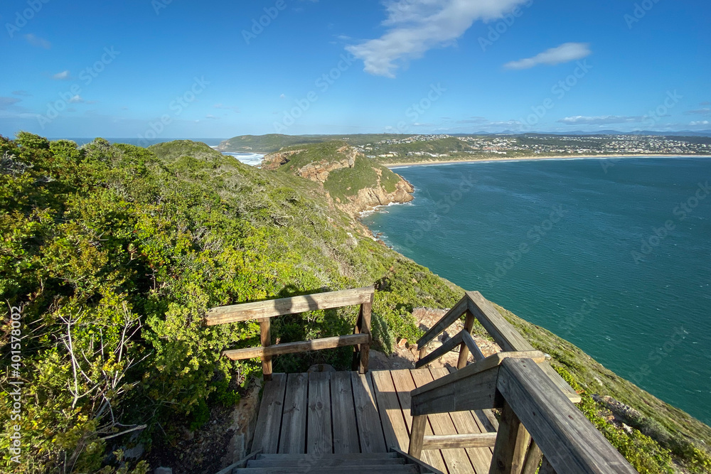 Scenic view of Robberg Nature Reserve, Plettenberg Bay, South Africa.
