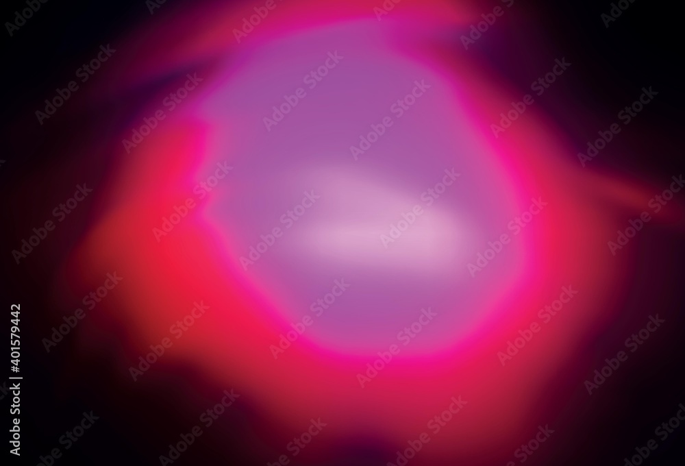 Dark Pink vector blurred and colored pattern.