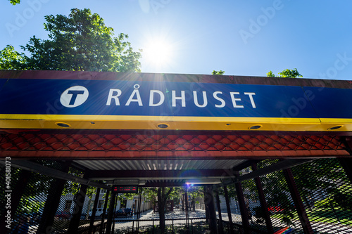 Rådhuset tunnelbana - Stockholm Sverige / Sweden  photo