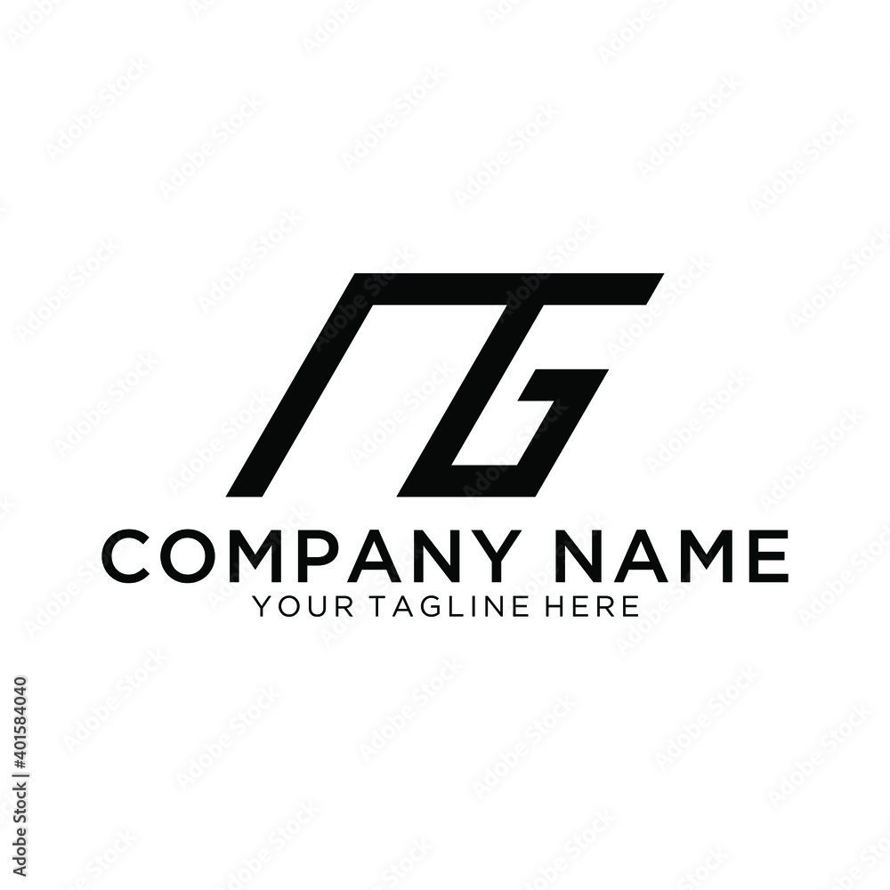 NG company group linked letter logo NG company group linked letter logo