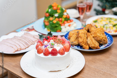 豪華なクリスマスディナー