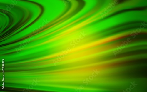 Light Green vector glossy abstract background. Glitter abstract illustration with gradient design. Background for a cell phone.