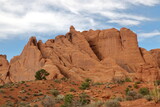 Sandstone formations shaped as cutting boards, Arches National Park