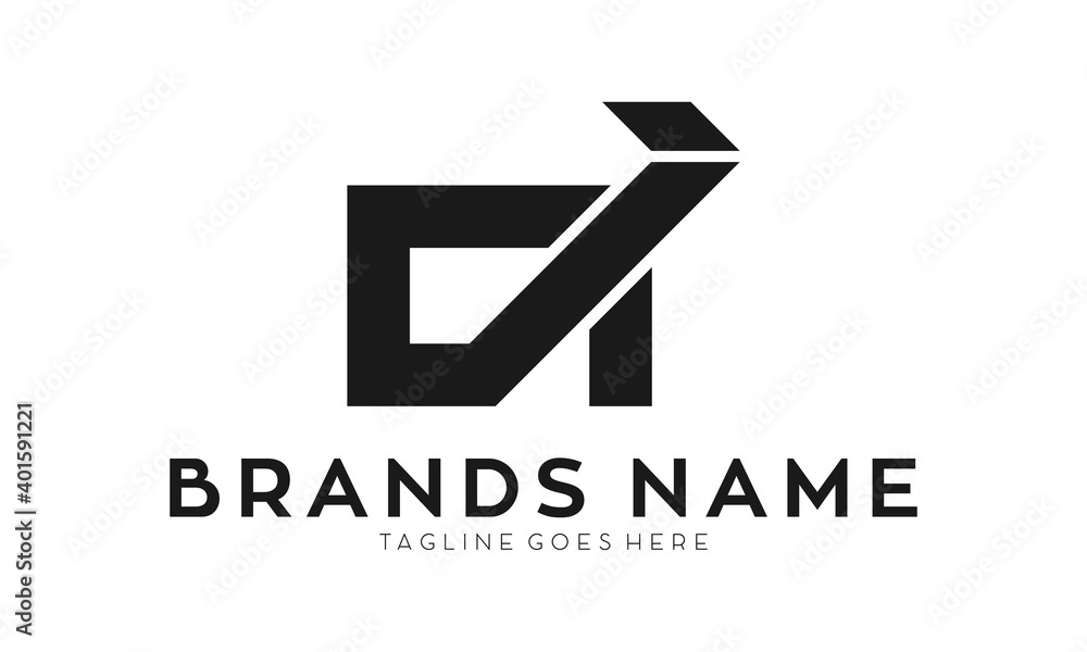 Abstract alpha illustration vector logo Abstract alpha illustration vector logo