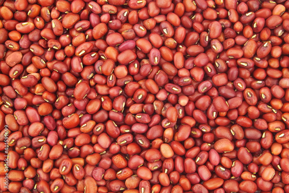 Adzuki red beans as background Adzuki red beans as background