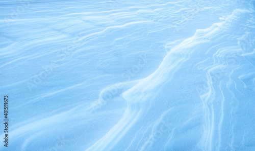 drifting snow abstract
