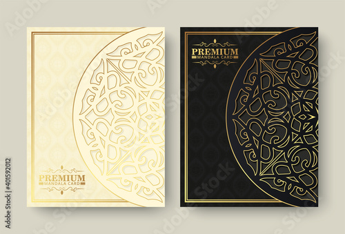 Luxury Premium mandala menu design