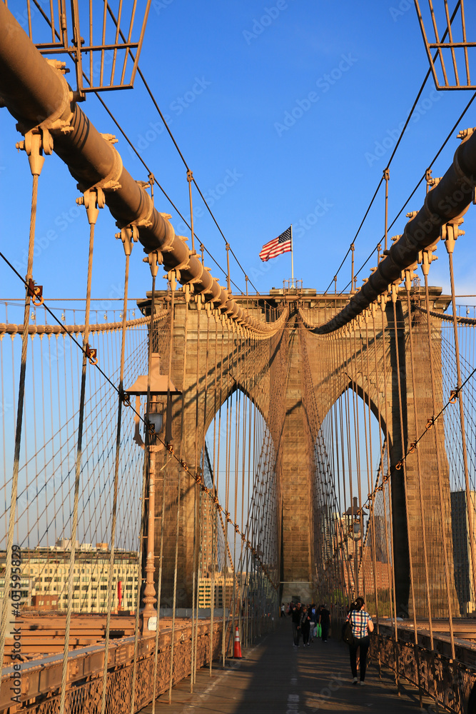 Obraz premium ponte estaiada em nova Iorque 