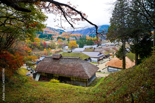 Ouchijuku village in Fukushima prefecture, Tohoku, Japan. photo