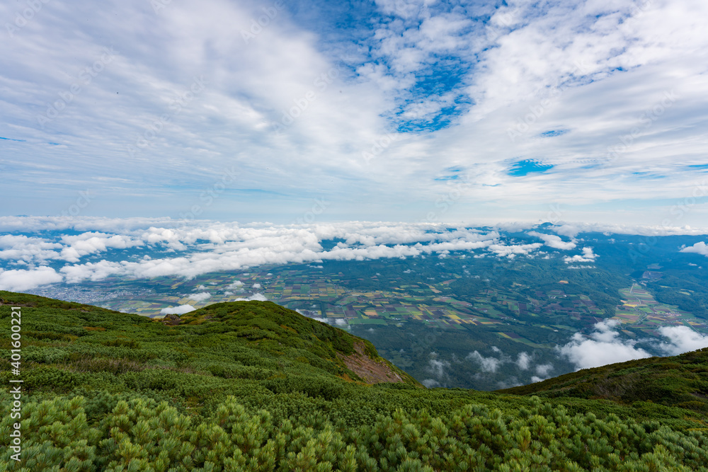 羊蹄山 山頂 羊蹄山 山頂