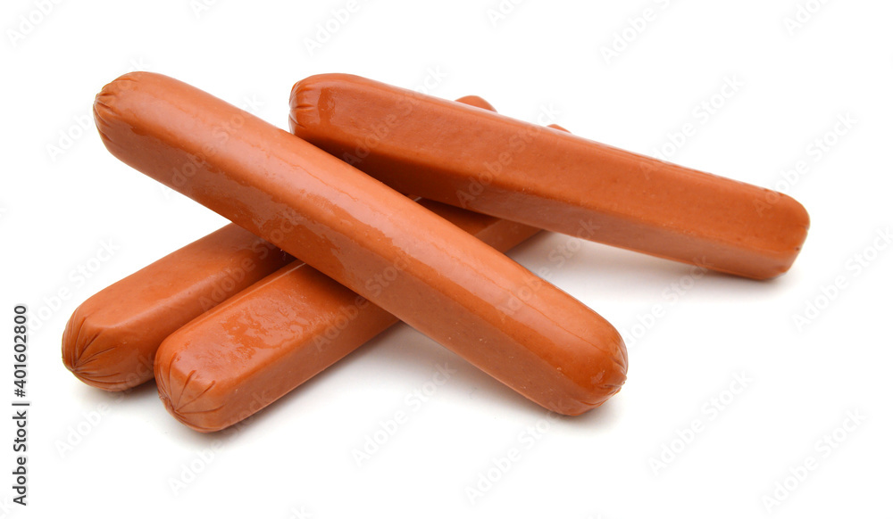 Stack Sausage, breakfast on white Stack Sausage, breakfast on white