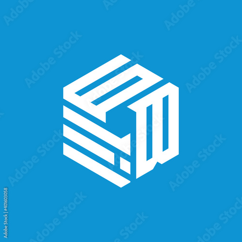 Creative initial letter GBI logo design concept vector photo