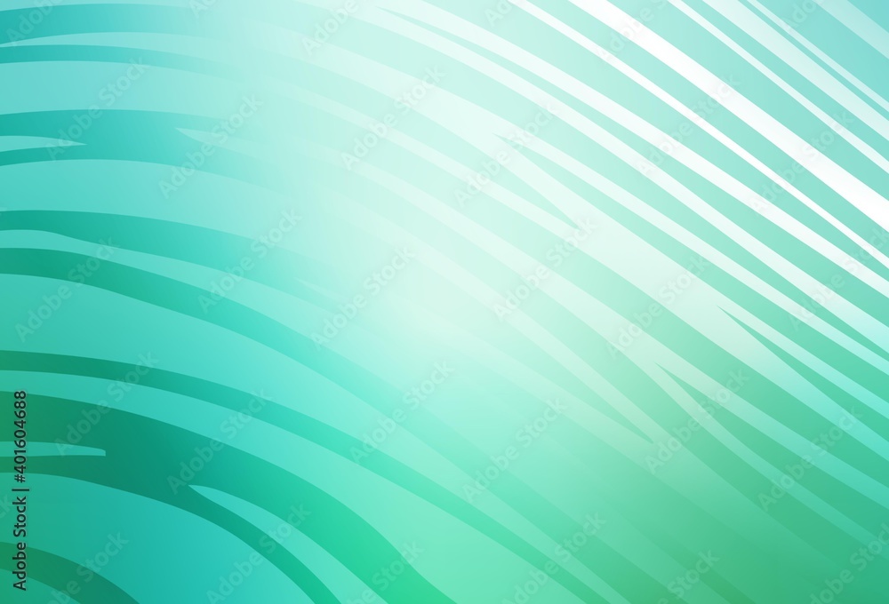 Light Green vector background with curved lines. Light Green vector background with curved lines.