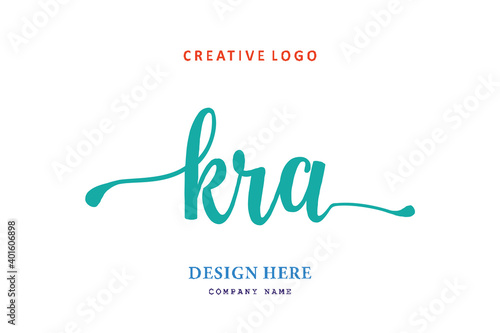 KRA lettering logo is simple, easy to understand and authoritative