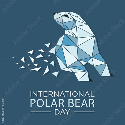 International Polar bear day illustration
