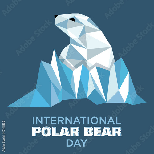 International Polar bear day illustration