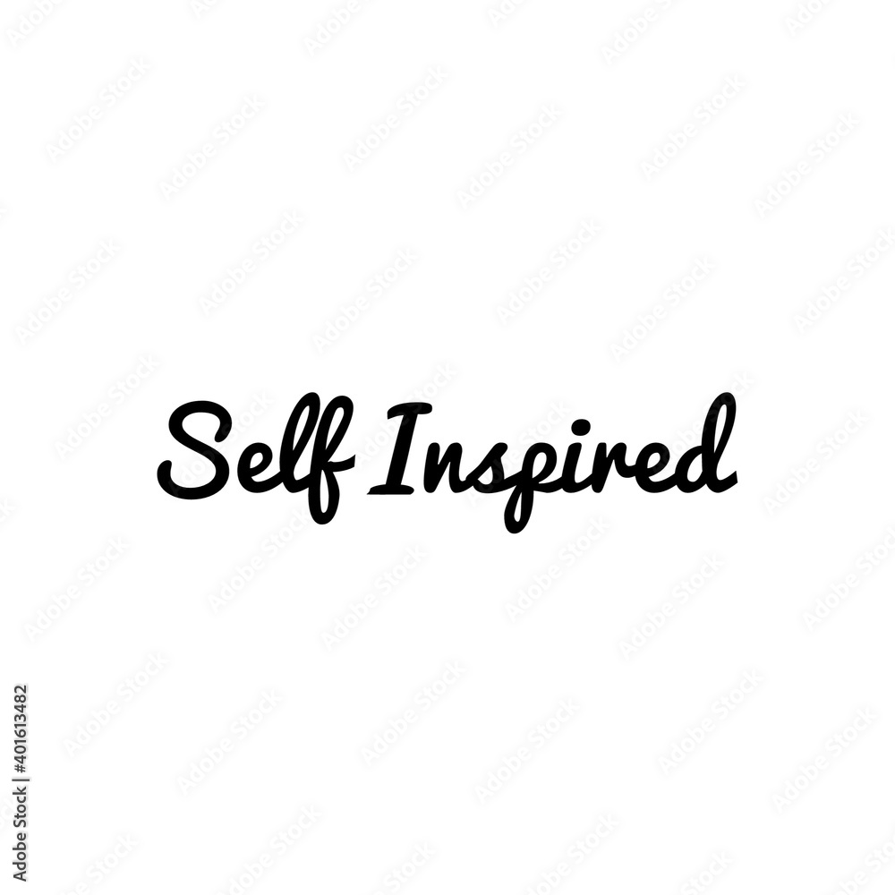 ''Self inspired'' Lettering