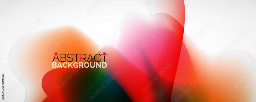 Fluid color gradient abstract background, trendy colorful wallpaper. Vector illustration for placards, brochures, posters, banners and covers