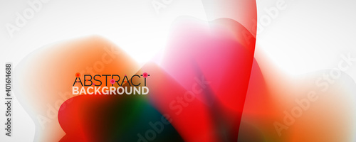 Fluid color gradient abstract background, trendy colorful wallpaper. Vector illustration for placards, brochures, posters, banners and covers