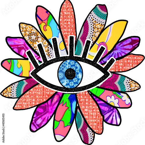 Floral Evil Eye 