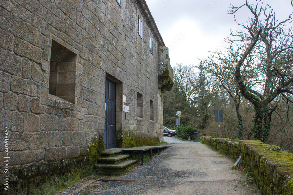 Esgos, Spain. The Monastery of San Pedro de Rocas in Galicia Esgos, Spain. The Monastery of San Pedro de Rocas in Galicia