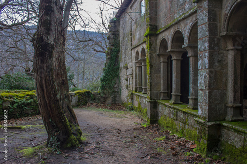 Fototapeta Naklejka Na Ścianę i Meble -  Parada de Sil, Spain. The Mosteiro de Santa Cristina de Ribas de Sil, a Romanesque monastery in Galicia