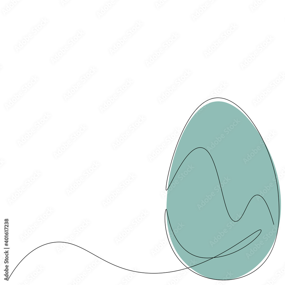 Easter eggs on white background, vector illustration, vector illustration