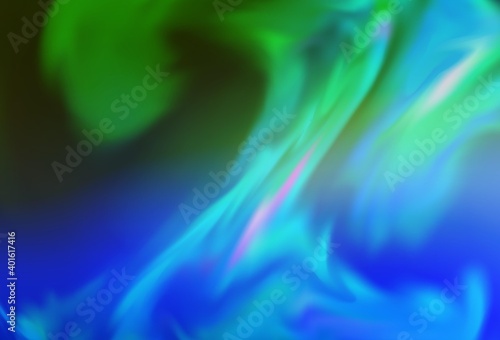 Light Blue, Green vector blurred and colored pattern. Colorful illustration in abstract style with gradient. New style for your business design.