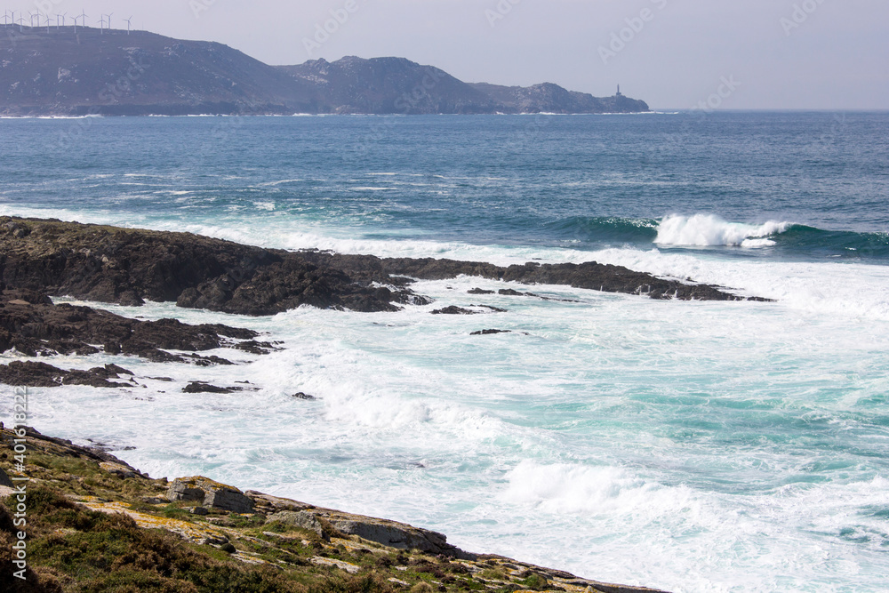 Malpica, Spain. Punta Nariga, a scenic headland in the Costa da Morte (Death Coast) in Galicia