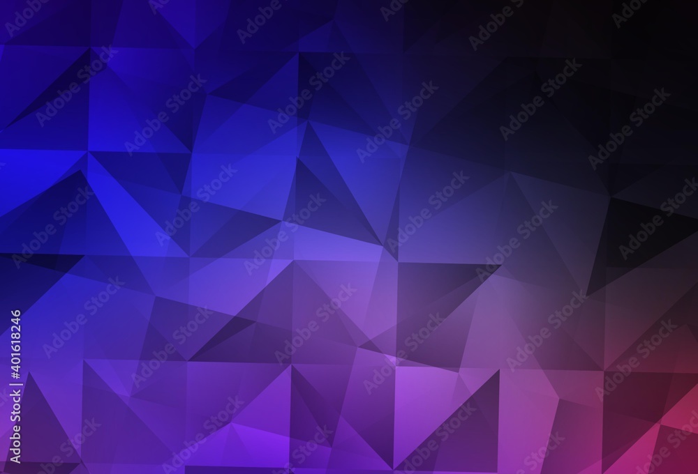 Dark Pink, Blue vector abstract polygonal background. Dark Pink, Blue vector abstract polygonal background.