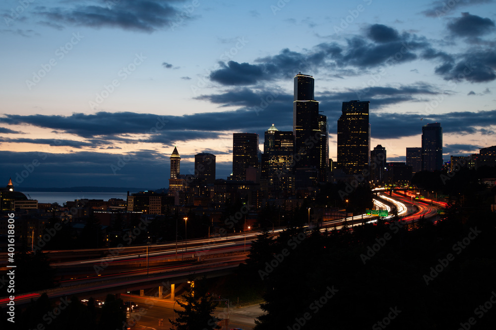 Seattle Skyline - Dusk