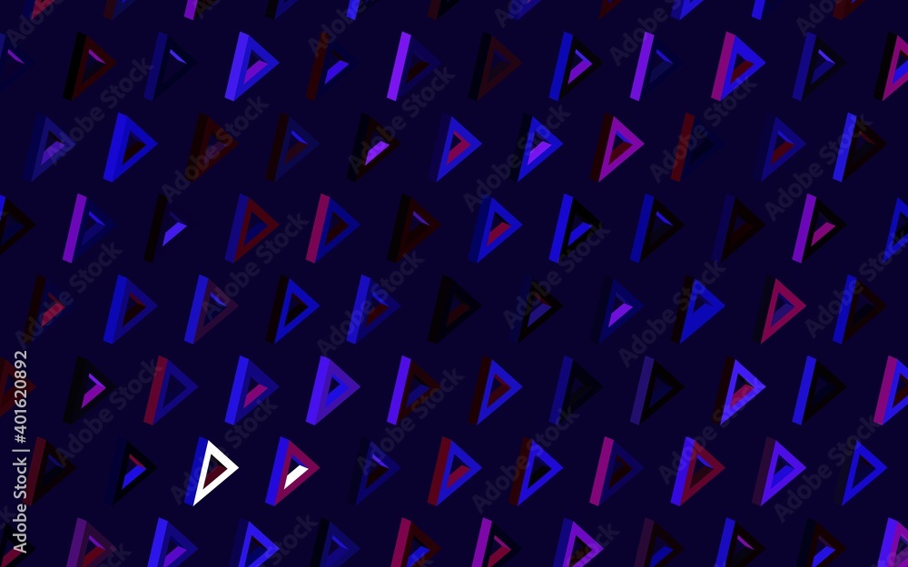 Dark Purple, Pink vector background with triangles. Dark Purple, Pink vector background with triangles.