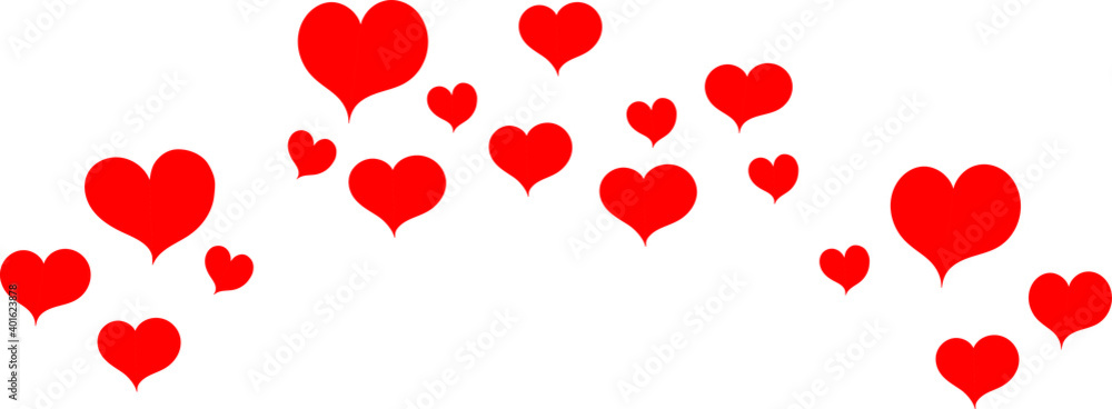 Many red hearts for Valentine's day card background, doodle vector drawing. Beautiful splash for a web page for all lovers, a symbol of love. Many red hearts for Valentine's day card background, doodle vector drawing. Beautiful splash for a web page for all lovers, a symbol of love.