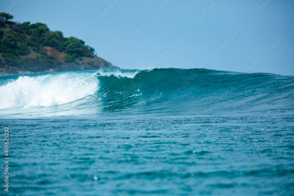 landscape with blue wave. high quality photos