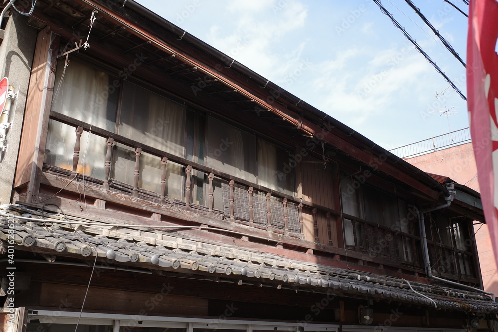 日本の広島県尾道市の古くて美しい建物 日本の広島県尾道市の古くて美しい建物