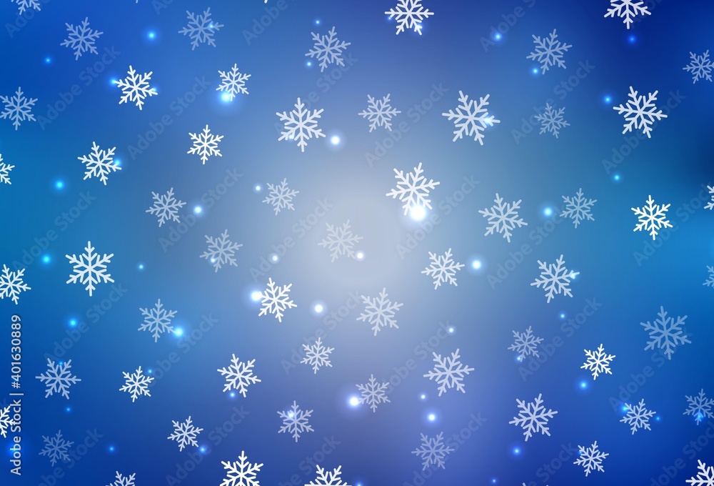 Light BLUE vector template in carnival style. Light BLUE vector template in carnival style.