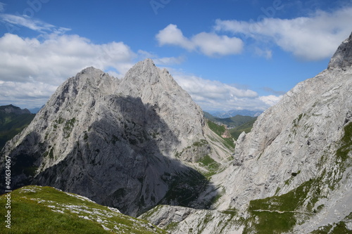 Friuli Carnia Monte Capolago e Volaia visto dal sentiero Spinotti (Coglians)